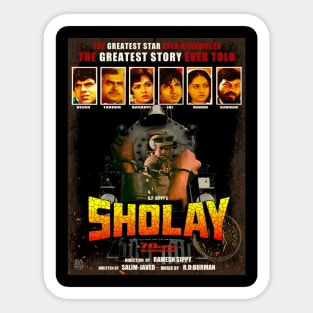 Sholay-Train-Thakur Baldev Singh Sticker